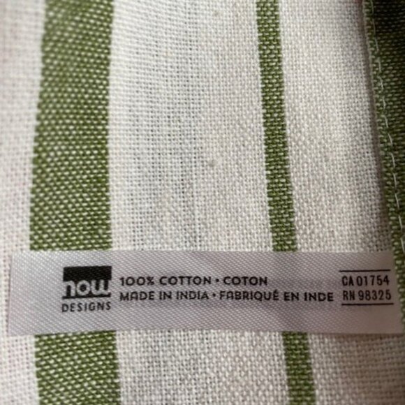 NOW DESIGNS Oversized Holiday Check Cotton Tea Towels Set of 3 - Picture 4 of 4